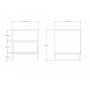 HANAH HOME Komoda Lindau White - slika 4