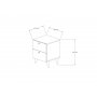 HANAH HOME Komoda Kada White - slika 4