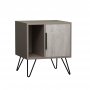 HANAH HOME Komoda Glynn White Mocha - slika 1