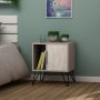 HANAH HOME Komoda Glynn White Mocha - slika 2