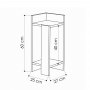 HANAH HOME Polica Elos Light Mocha - slika 3