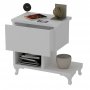 HANAH HOME Komoda Cast White - slika 4