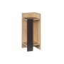HANAH HOME Komoda Elos Right Oak Anthracite - slika 1
