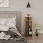 HANAH HOME Komoda Elos Right Oak Anthracite - slika 2