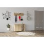 HANAH HOME Venom Sapphire Oak (cipelarnik + čiviluk) - slika 1