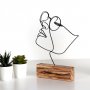 WALLXPERT Dekoracija Girl Black - slika 2