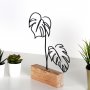 WALLXPERT Dekoracija Leafs Black - slika 2