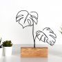 WALLXPERT Dekoracija Leafs Black - slika 1