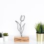 WALLXPERT Dekoracija Tulip Black - slika 1