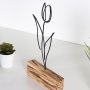 WALLXPERT Dekoracija Tulip Black - slika 3