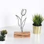 WALLXPERT Dekoracija Tulip Black - slika 2