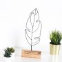 WALLXPERT Dekoracija Feather Black - slika 2