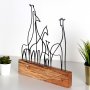 WALLXPERT Dekoracija Giraffe 3 Black - slika 2