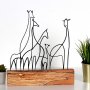 WALLXPERT Dekoracija Giraffe 3 Black - slika 1