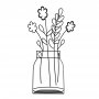 WALLXPERT Dekoracija Flowerpot 11 - slika 1