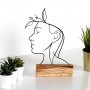 WALLXPERT Dekoracija Woman Black - slika 1