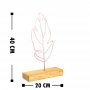 WALLXPERT Dekoracija Small Leaf Copper - slika 3