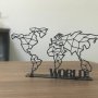 WALLXPERT Dekoracija World Map Pod - slika 1