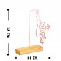 WALLXPERT Dekoracija Monkey Copper - slika 3