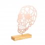 WALLXPERT Dekoracija Skull Copper - slika 1