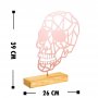 WALLXPERT Dekoracija Skull Copper - slika 3