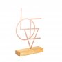 WALLXPERT Dekoracija Geometric Copper - slika 1