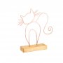 WALLXPERT Dekoracija Cat Copper - slika 1