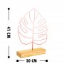 WALLXPERT Dekoracija Large Leaf Copper - slika 3