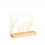 WALLXPERT Dekoracija Elephant Gold - slika 1