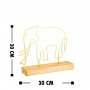 WALLXPERT Dekoracija Elephant Gold - slika 3