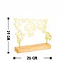 WALLXPERT Dekoracija Map Gold - slika 3