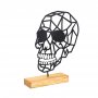 WALLXPERT Dekoracija Skull Black - slika 1