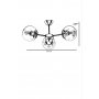 OPVIQ Luster Venus 3 Lu Fume Camlı Avize - slika 4