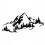 WALLXPERT Zidna dekoracija Mountain 3 - slika 5