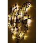 WALLXPERT Zidna dekoracija World Map Compass Led Black - slika 5