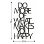 WALLXPERT Zidna dekoracija Do More Of What Makes You Happy 1 - slika 3
