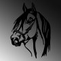 WALLXPERT Zidna dekoracija Horse Head - slika 3
