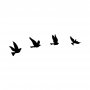 WALLXPERT Zidna dekoracija Pigeons 289 - slika 4