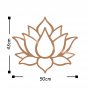WALLXPERT Zidna dekoracija Lotus Flower 1 Copper - slika 3