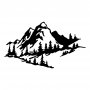 WALLXPERT Zidna dekoracija Mountain 2 891TNL1765 - slika 2