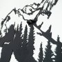 WALLXPERT Zidna dekoracija Landscape Bear Metal Wall Art APT626 - slika 4