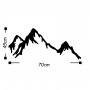 WALLXPERT Zidna dekoracija Mountain - slika 3