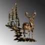 WALLXPERT Zidna dekoracija Deer 3 930DYU1217 - slika 4