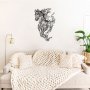 WALLXPERT Zidna dekoracija Metal Horse Line Art APT724 - slika 1