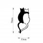 WALLXPERT Zidna dekoracija Love Cats 478 - slika 5