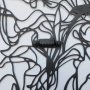 WALLXPERT Zidna dekoracija Metal Horse Line Art APT724 v2 - slika 3