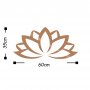 WALLXPERT Zidna dekoracija Lotus Flower 2 Copper - slika 3