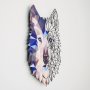 WALLXPERT Zidna dekoracija Metal Wolf Wall Art APT721 - slika 4