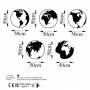 WALLXPERT Zidna dekoracija World Map 2 1 - slika 5