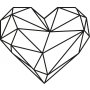 WALLXPERT Zidna dekoracija Heart 1 - slika 2